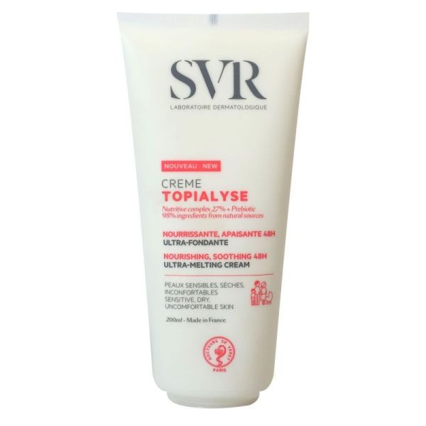 SVR Topialyse crème nourrissante apaisante 48h 200ml