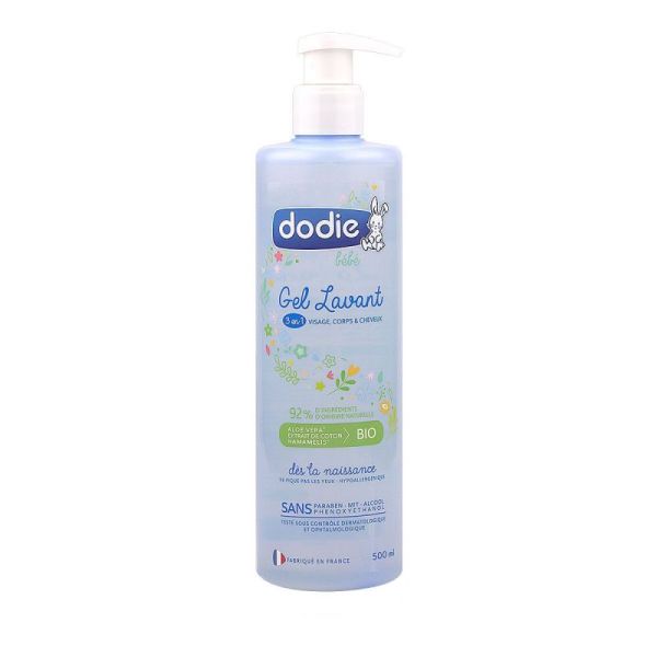 Dodie Gel lavant 3en1 500ml
