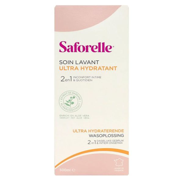 Saforelle Soin lavant ultra hydratant 500ml