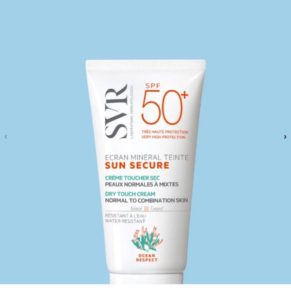 SVR Sun Secure Mineral Teinté SPF50+ pour Peaux Normales à Mixtes 60 mg