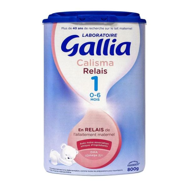 Gallia Calisma Relais 1 lait 0-6 mois 800g