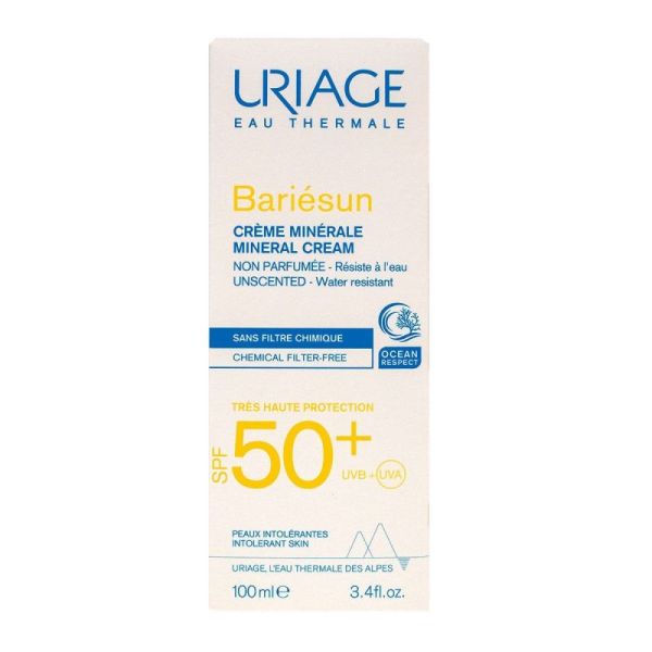 Uriage Bariésun SPF50+ crème minérale 100ml